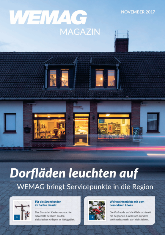 Titelblatt des WEMAG Magazins 2/2017