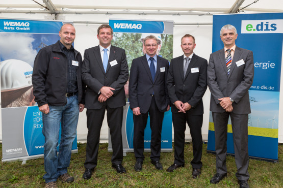 Einweihung der 110 kV Leitung durch WEMAG, WEMAG Netz und e.dis