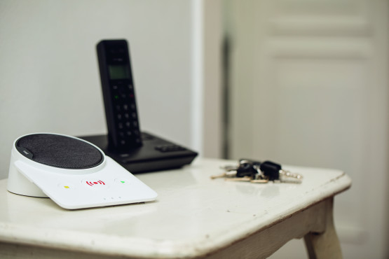 Basisstation des Hausnotrufsystems