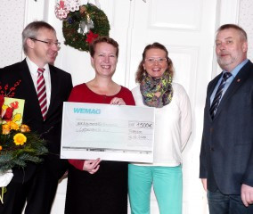 WEMAG spendet der Lebenshilfe Brandenburg 1500 Euro