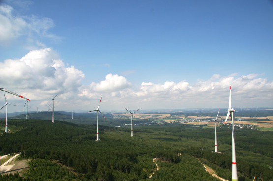 Gemeinschaftswindpark Kandrich der WEMAG mit der Thüga Erneuerbare Energien
