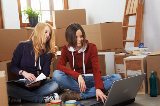 Umzug in eine neue Wohnung 