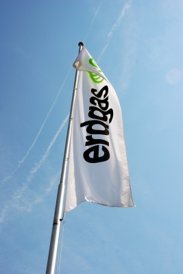 Erdgas Fahne