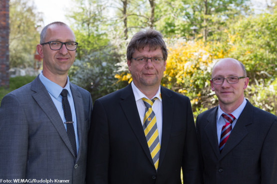 Die m-peG-Geschäftfsführung: Michael Grünberg, Christian Jessel und Dirk Lübcke