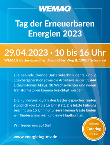 Einladung zum Tag der Erneuerbaren Energien