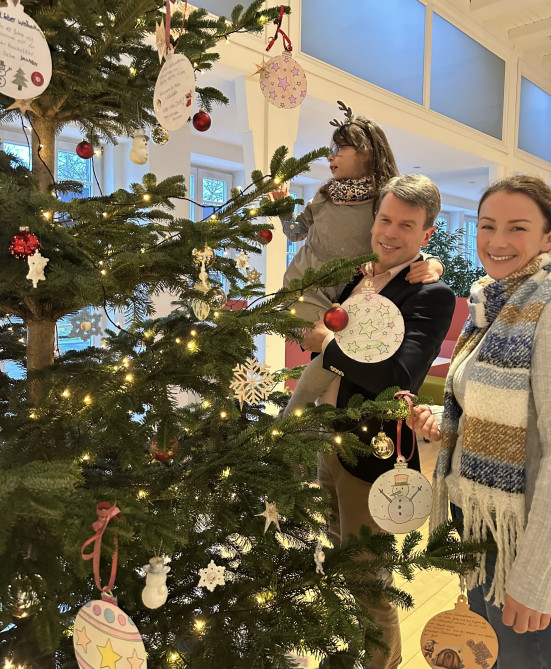 Geschmückter Weihnachtsbaum