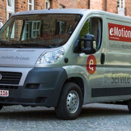 Der Elektrotransporter von Linde
