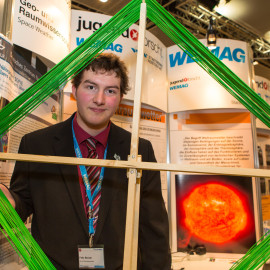 Felix Becker belegt im Fachgebiet Geo-und Raumwissenschaften den 1. Platz