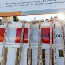 Spatenstich Breitbandausbau Neuburg Siggelkow