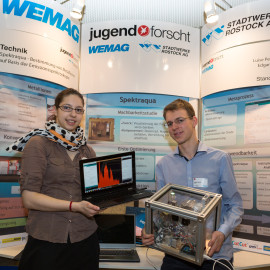 Die Sieger im Fachgebiet Technik bei Jugend forscht 2015