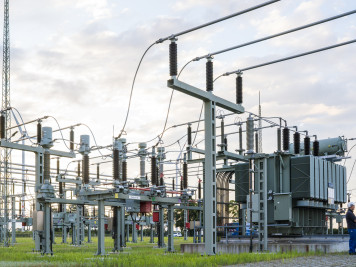 Das WEMAG Umspannwerk Parchim Süd. Bild: © moegrafie.de Das WEMAG Umspannwerk Parchim Süd