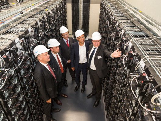 Batteriespeicher der WEMAG (Innen)